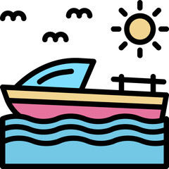 Sticker - ship-boat-sea-travel-cruise