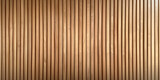 Wooden wall background with vertical slats, texture of natural wood paneling for interior design or backdrop. Wooden paneling wall.
