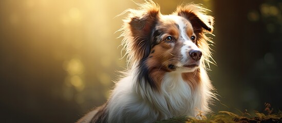 Poster - Pets such as beautiful dogs make wonderful companions with their loyal and charming nature. Creative banner. Copyspace image