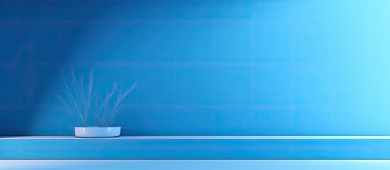 Poster - Blue background copy space image