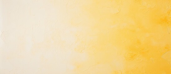 Poster - The rough and light texture of the white beige paper background creates a blank copy space image with spotted yellow patterns