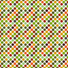 Poster - Seamless dot pattern background - geometrical abstract vector graphic design from circles