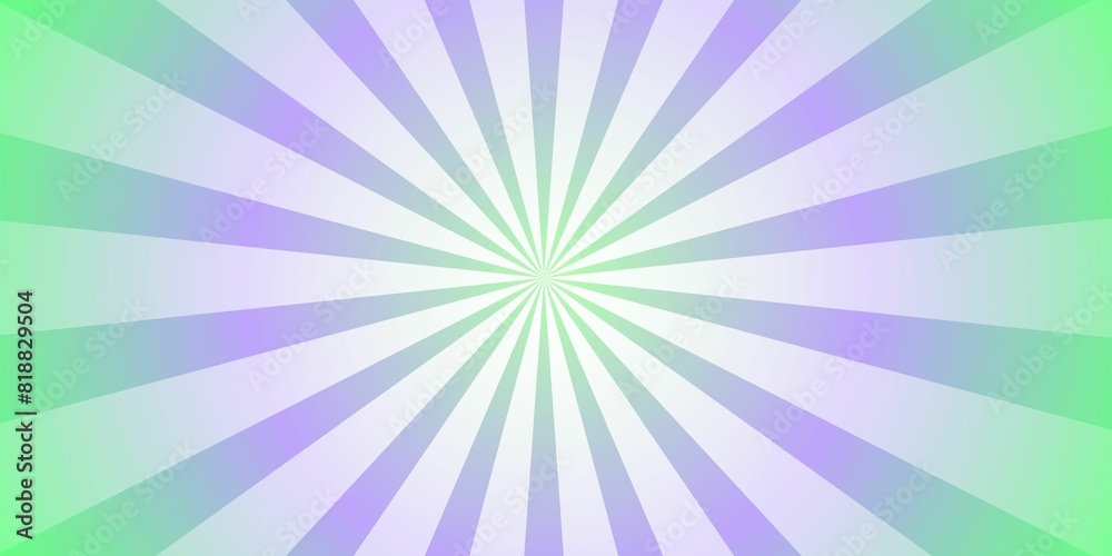 Purple And Green Gradient Fusion White Rays Background, Radiant ...