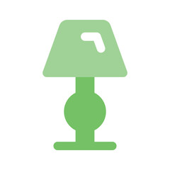 Wall Mural - A well designed icon of table lamp, icon of household in editable style