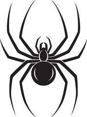 spider silhouette vector