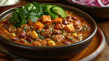 Poster - Mexican food pozole
