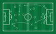 © 09910190 - Football scheme for play soccer, tactic and strategy for team