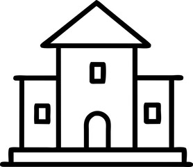 building icon outline