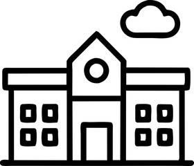 building icon outline