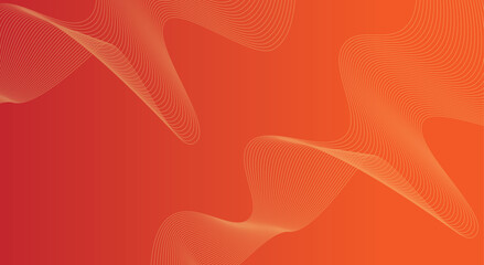 Poster - abstract background with waves technology particles lines mesh wave background