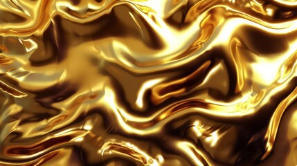 luxurious liquid gold texture background abstract metallic surface elegant design element