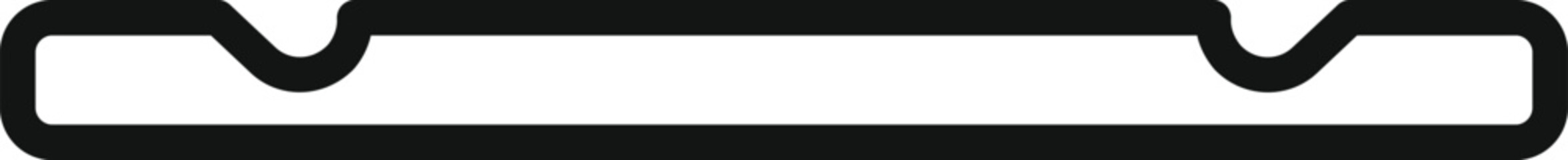 Poster - Minimalist black line icon, perfect for user interface design and graphic projects