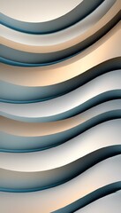 Wall Mural - AI generated illustration of a close-up of blue and gold wall lines