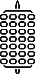Poster - simplistic led panel icon in vector format, suitable for digital and print use