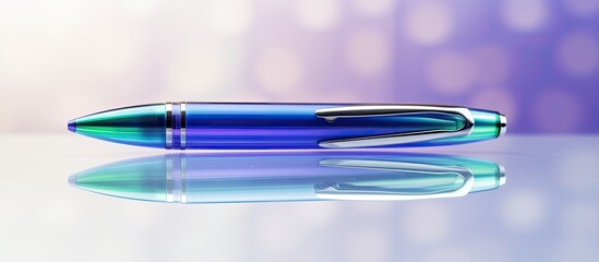 Aufkleber - Ballpoint pen with space for text. copy space available