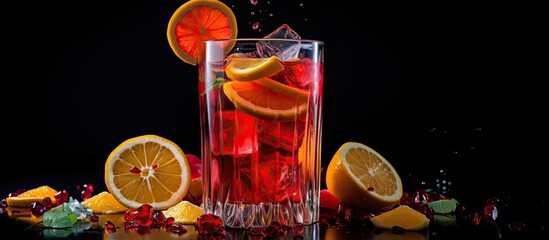 Aufkleber - cocktail. copy space available