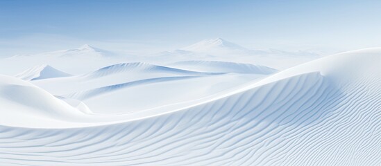 Aufkleber - Snow smooth flat abstract background. copy space available