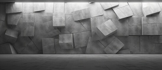 Leinwandbilder - wall texture monochrome. copy space available