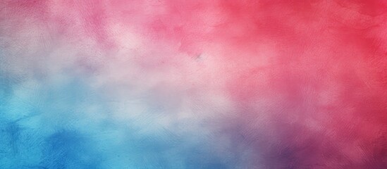 Fototapete - Paper texture Gradient red pink blue color light rough textured spotted blank copy space background