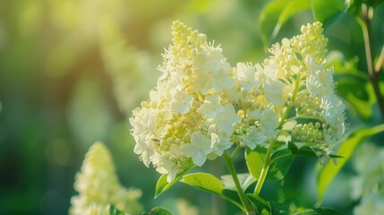 Sticker - A close up of a bunch of white flowers. Perfect for nature and floral designs