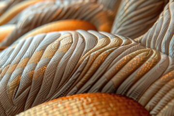Poster - A close up image of a bunch of oranges. Ideal for food and nutrition concepts