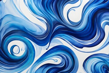 Watercolor swirl background blending seamless pattern central vortex