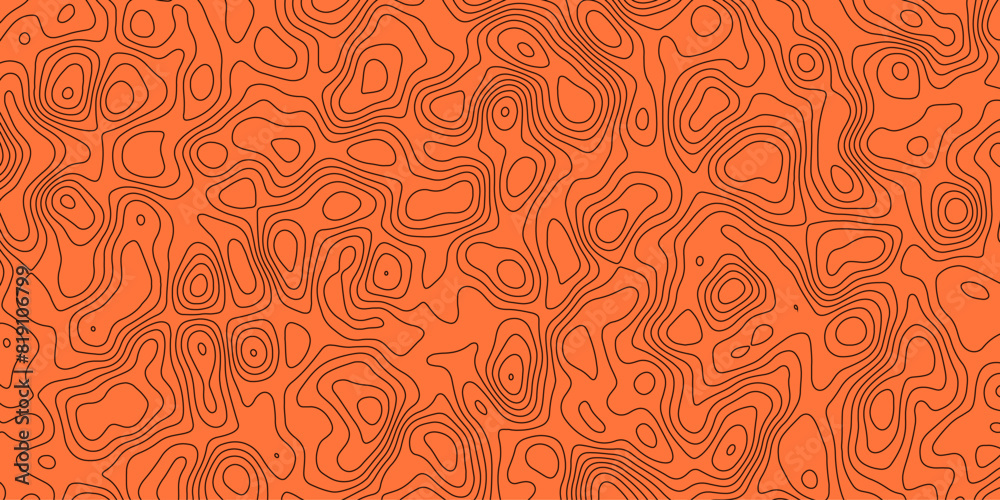 Comprehensive Vector Design Illustrating a Topographic Map with Rich ...