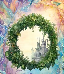 Canvas Print - Fairy Fantasy Junk Journal Digital Paper