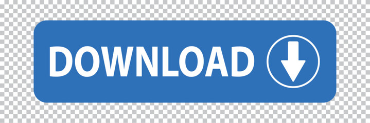 Poster - DOWNLOAD Web Button (arrow save free online internet go ok icon).3d download now blue button with hand cursor. Save cloud icon button hand pointer clicking. Click here banner with shadow. Click push .