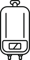 Poster - vector icon depicting a suitcase, ideal for travelrelated design projects