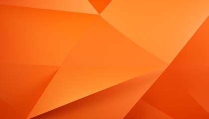 Wall Mural - abstract orange color background with triangles