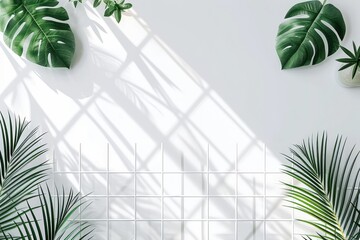 Fototapete - simple geometric pattern as a minimalist backdrop