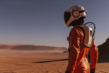 Poster - virtual reality experience that simulates walking on the surface of Mars