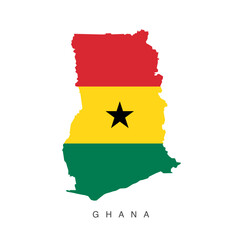 Poster - Ghana map