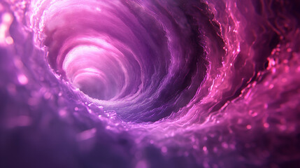 Wall Mural - A purple spiral with a lot of sparkles
