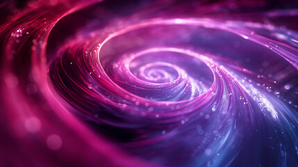 Wall Mural - A purple spiral with a lot of sparkles