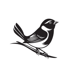 Sparrow in cartoon, doodle style. Image for t-shirt, web, mobile apps and ui. Isolated 2d vector illustration in logo, icon, sketch style, Eps 10. AI Generative