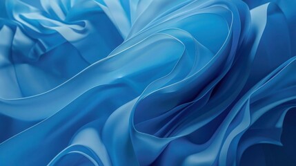 Wall Mural - Blue wave Background, abstract digital tech banner background. copy space