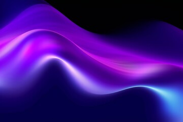 Wall Mural - trendy colorful holographic ultra violet neon abstract wave background