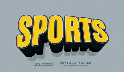 Wall Mural - sport text style effect