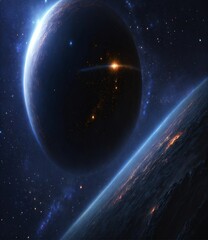 Wall Mural - planet in space