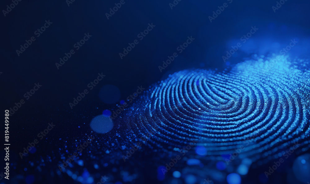 Fingerprint Security: The Future of Digital Identification. Stock ...