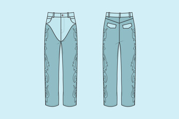 Sticker - Embelished_Chap_Jeans