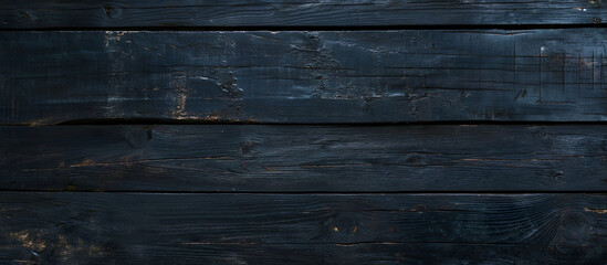 A realistic rustic dark blue wood panel background.
