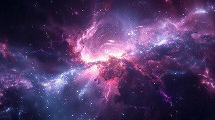 Wall Mural - Portray the mysterious phenomenon of dark energy shaping the universe
