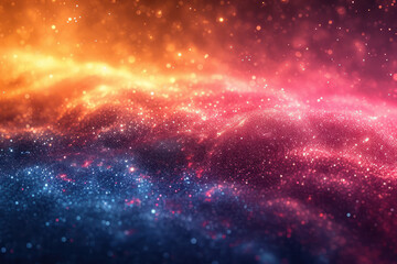 Poster - Dark Nebula In Endless Void of Space extreme closeup. Generative AI