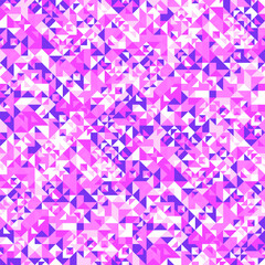Poster - Seamless triangular mosaic pattern background design - abstract vector illustration with colorful triangles