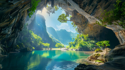 Uncovering Vietnam s Hidden Caves: A Photo Realistic Exploration of Mysterious Caverns Within Lush Landscapes