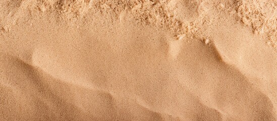 Canvas Print - Detailed close up image of sand on the floor providing a backdrop with copy space image