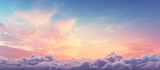 Poster - Background of a dusk sky with copy space image